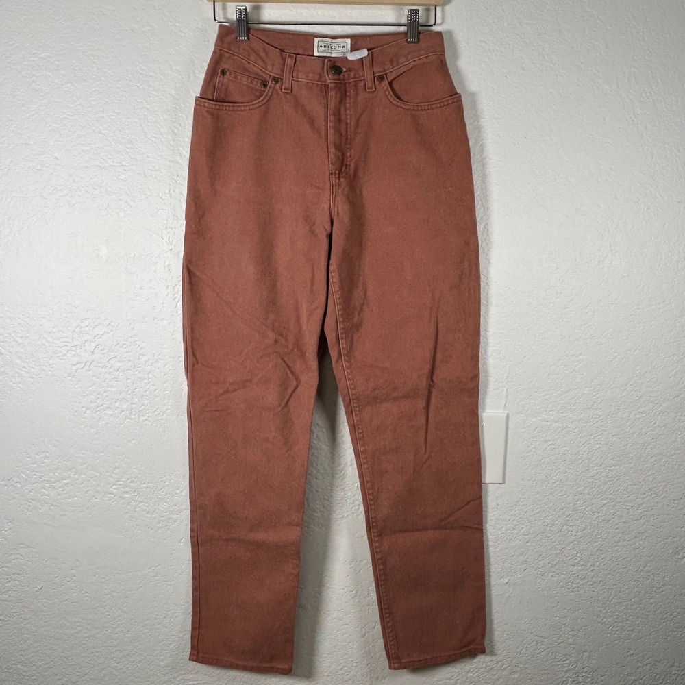 VTG Arizona Jean Company Pants Terracotta High Rise Tapered‎ Mom Jeans